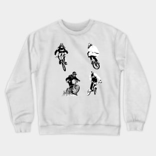 bmx rad race racing Crewneck Sweatshirt